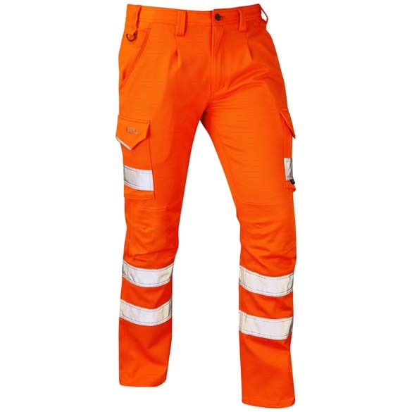 KINGFORD ISO 20471 Class 1 EcoViz Stretch Poly/Cotton Cargo Trouser