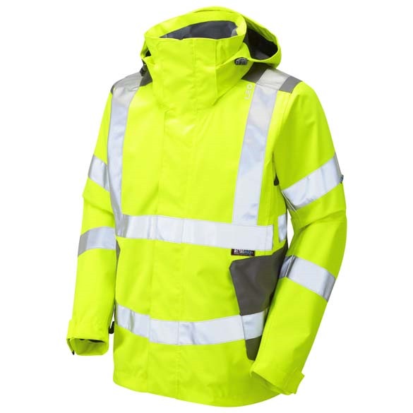 LEO WORKWEAR EXMOOR ISO 20471 Cl 3 Breathable Jacket