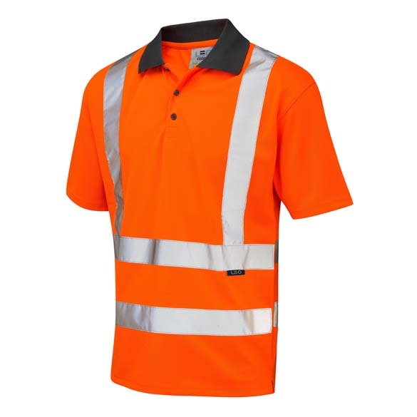 LEO WORKWEAR ROCKHAM ISO 20471 Cl 2 Coolviz Polo Shirt