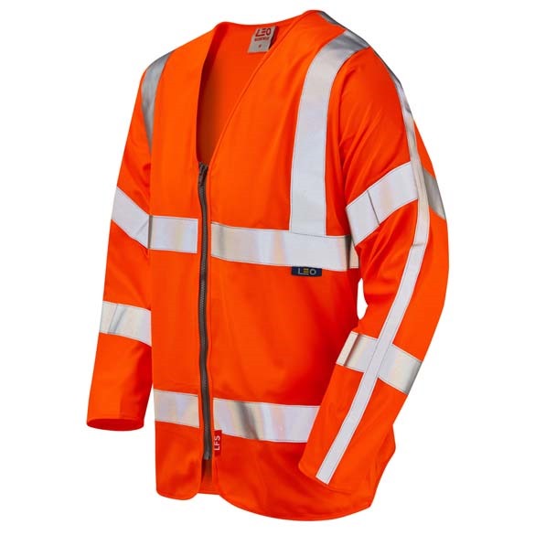 MERTON ISO 20471 Cl 3 LFS Sleeved Zip Waistcoat (EN 14116)