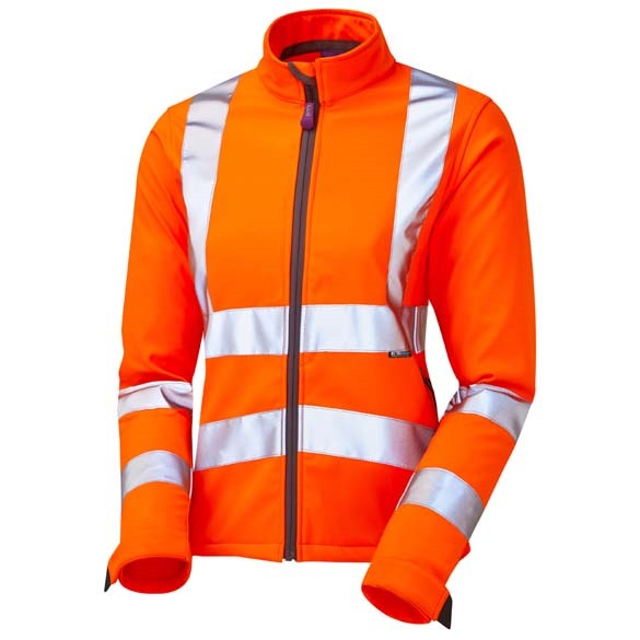 LEO WORKWEAR HONEYWELL ISO 20471 Cl 2 Ladies Softshell Jacket