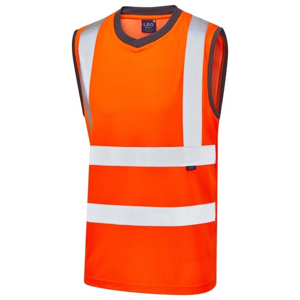 LEO WORKWEAR ASHFORD ISO 20471 Cl 2 Poly/Cotton Vest